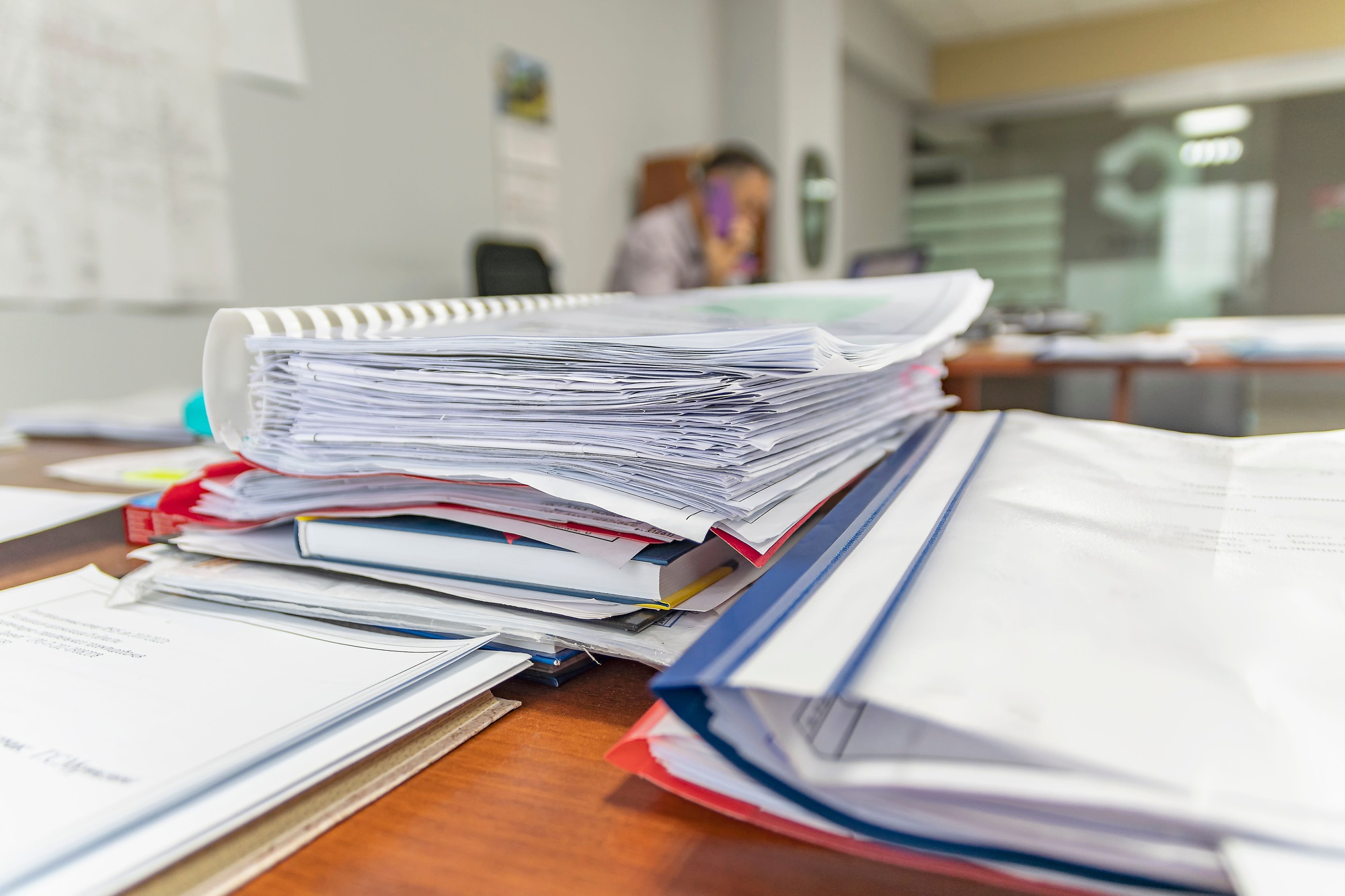 Folders with technical documentation for construction of engineering gas supply systems for private